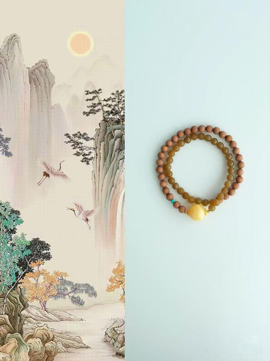 Customized Bracelet-Chinese brush painting style