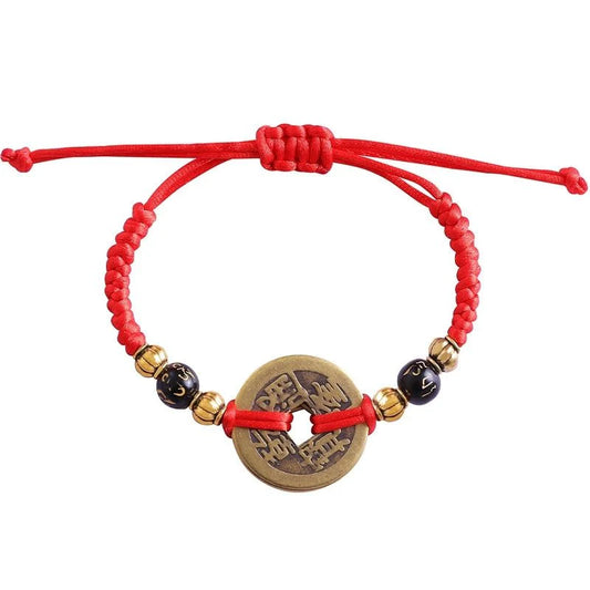 Chinese Lucky Coins Bracelet